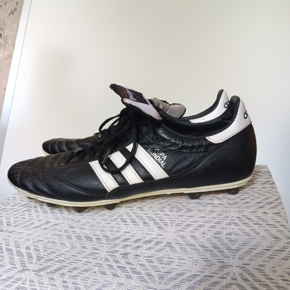 adidas Black and White Copa Mundial Men's Soccer Cleats